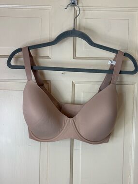 Aerie Womens Full Coverage Lined Bra Solid Color Beige Size 34 G NWT